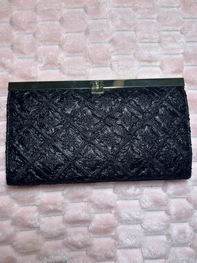 Elegant Black Textured Wallet